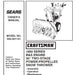944.521141 Manual for Craftsman 30" Two-Stage Snow Thrower